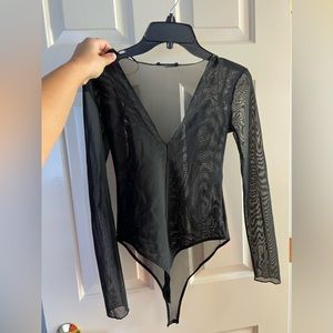 Zara see through bodysuit